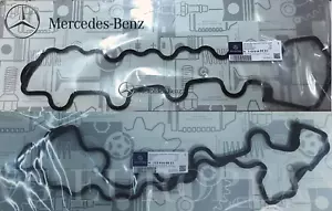 Engine Valve Cover Left & Right Gaskets For Mercedes W220 W219 W210 W211 W463 - Picture 1 of 4