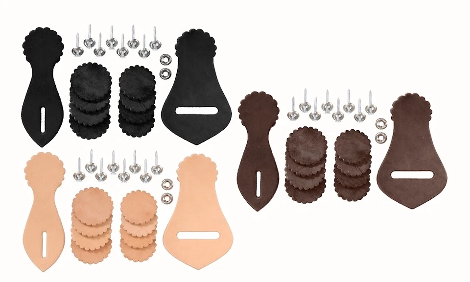 Kit de reparación de sillín - Rosetas Concho - Guardián Latigo - Colgador de lengua Cinch Foto 1 de 1