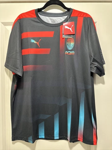 AC Milan Mens LARGE - Pre Match Puma Jersey Cover