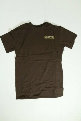 Camisa Para Hombres Heybo Marrón Old School Lab Manga Corta Cuello Redondo ¡NUEVA! Nuevo con etiquetas Foto 1 de 3