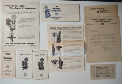 Holmes Motion Picture Projectors Brochures Letters Sale Jax FL Theatre Ephemera - Image 1 of 4