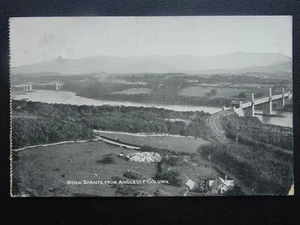 Postal Gales MENAI STRAITS de ANGLESEY COLUMN c1910 por E.T.W. Dennis - Imagen 1 de 2