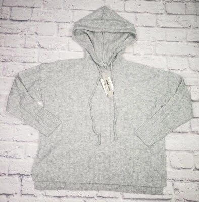 Sudadera con Capucha Sweet Romeo Mujer Tejida Top Ajustable Manga Larga Acanalado Pullover XS  Foto 1 de 4