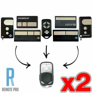 2 x control remoto de garaje compatible B&D/Chamberlain/Easylifter 062162/059116/4330EBD - Imagen 1 de 10