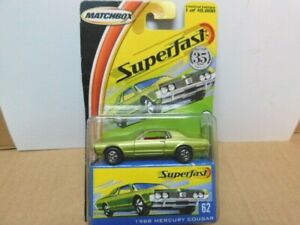 Matchbox 1/64 - Superfast - 1968 Mercury Couger # 62 - 35 year 