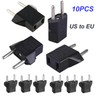 QSCQ Converter Plug Universal Adapter, 4 In 1 European Power Plug Adapter Us Europe Plug Adapter International Plug Adapter Converter Power Converter Int - Foto 11