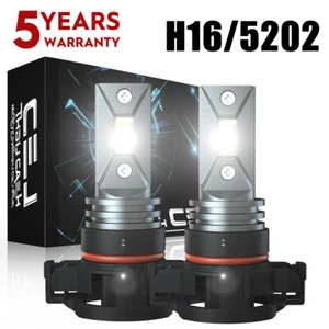 For PONTIAC G8 2008-2009 5202 H16 CSP LED Fog Light 6000K Bright Bulbs Pair - Picture 1 of 16
