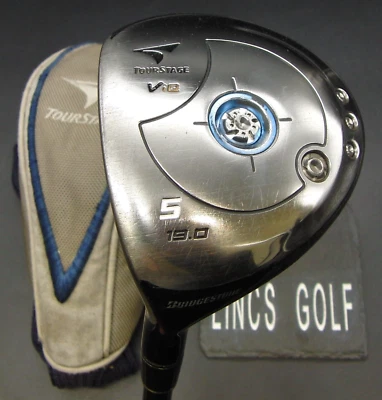 Left Handed Bridgestone ViQ 19° 5 Wood Regular Graphite Shaft Tour Edge Grip +HC - Image 1 of 4