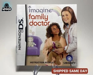 Auténtico folleto de instrucciones manual Imagine Family Doctor (Nintendo DS 3DS DSi) - Imagen 1 de 1
