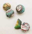 A11 LOT OF ANCIENT MOSAIC GLASS BEADS. AUTHENTIC