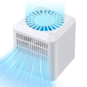 RV Fridge Fan 3500 RPM Motor, 3 Sides Vents Increase Airflow, with Switch, PVC M - Picture 1 of 7