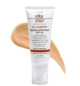 Elta MD UV Elements TINTED Facial Sunscreen SPF 44 2 oz New in Box EXP 2026/10 - Picture 1 of 6