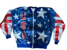 Vintage Team USA Olympic Team Tyvek Windbreaker Jacket General Mills Size XL