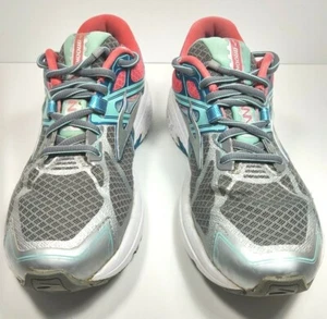 Brooks Ravenna 7 Womens Gray/Pink/Teal Athletic Running Shoes 1202081B127 US 7.5 - Picture 1 of 10