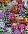Quality Round Metallic Berry Acrylic Beads Of 10 Mm, 7 Colours