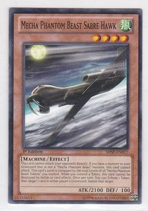 JP) Yugioh - Konami - Yu-Gi-Uh! - Karte Mecha Pantom Bestie Säbelfalke SHSP-EN027 - Bild 1 von 2