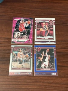 Lotto 4 carte NBA Miami Heat Kel'el Ware RC Dwayne Wade Prizm - Foto 1 di 2