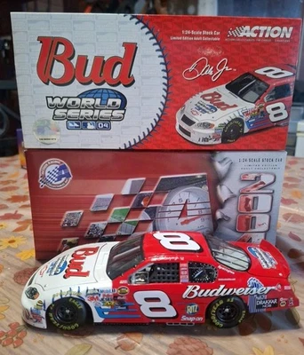 Action 1:24 Diecast DALE EARNHARDT JR #8 BUD MLB WORLD SERIES 2004 Monte Carlo - Image 1 of 4