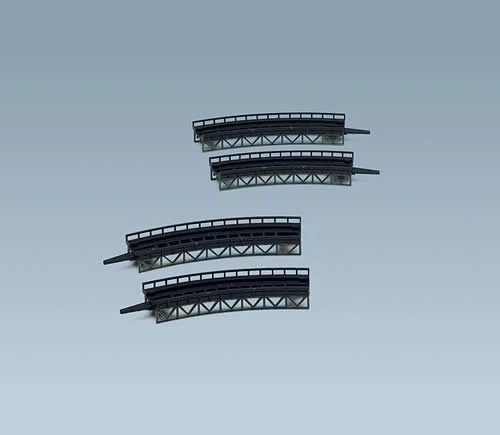 Faller 282905 Z Scale Bridges-Curved Steel -- Kit - Image 1 of 1