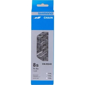 NUEVO Cadena de bicicleta de velocidad Shimano 6/7/8s CN-HG40 MTB 116L ENLACE RÁPIDO 🚲 - Imagen 1 de 3