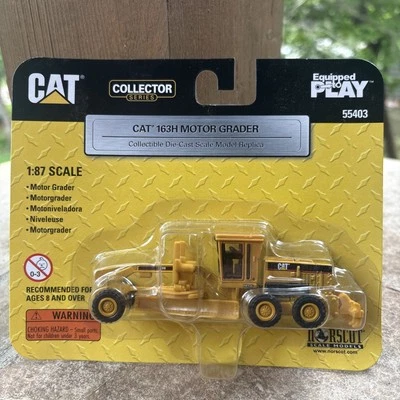 Norscot CAT 163H Motor Grader 1:87 Scale Diecast Replica 55403 New - Image 1 of 3