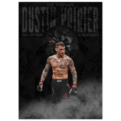 Dustin Poirier UFC Limited Premium Poster – The Last Dance vs. Max Holloway - Image 1 of 4