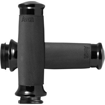 Empuñaduras AVON GRIPS CC-86-ANO-FLY negras contorno personalizado para TBW electrónica Foto 1 de 1