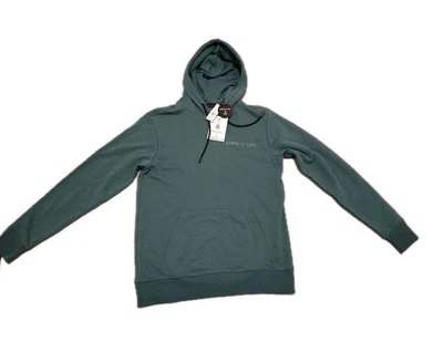 Kenneth Cole Active Hombres Sudadera con Capucha Pequeña Pullover Verde Sudadera Elastizada en 2 Vías  Foto 1 de 4