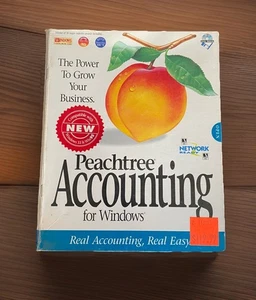 Peachtree Buchhaltungssoftware Benutzerhandbücher für Windows CD ROM & Diskette Vintage - Bild 1 von 6