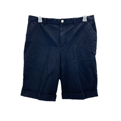 Bermudas Ralph Lauren Active negras de algodón con puños para mujer talla 16 Foto 1 de 4