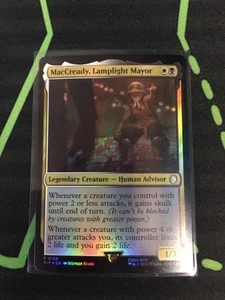 MTG Magic The Gathering MacCready, Lamplight Mayor Foil Fallout Commander - Picture 1 of 1