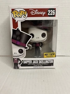 Funko Pop Disney Dapper Jack Skellington 226 2016 Vaulted Hot Topic Exclusive - Picture 1 of 6