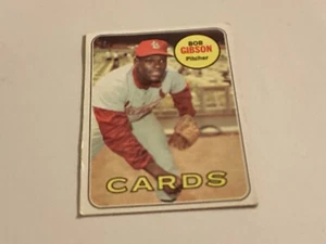 1969 Topps - #200 BOB GIBSON ST LOUIS CARDS HOF - Near Mint - Great Corners - - Picture 1 of 2