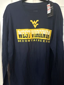 WEST VIRGINIA MOUNTAINEERS L/S SHIRT/NEW/MENS XL - Picture 1 of 2