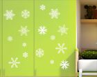 Various Large vinyl SNOWFLAKES stickers decals festive Christmas snow shop SF4