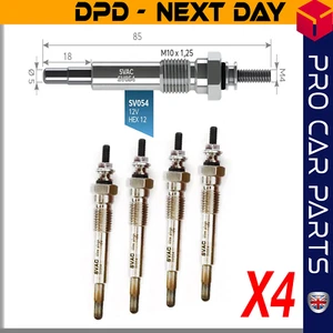 4X Bujía incandescente para ISUZU GEMINI MIDI 2.0 TD 11V - Imagen 1 de 1