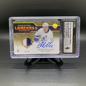 2018 Ultimate Collection Sig Material Laureates /49 Patrick Marleau Auto CSG 9 - Picture 1 of 12