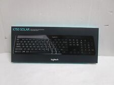 LOGITECH K750 Wireless Solar Keyboard Black 920002912 NEW SEALED SHIPS FREE!