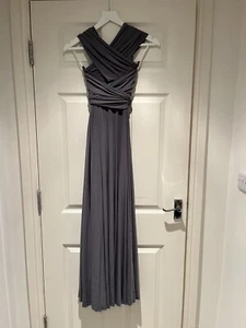 Two Birds Bridesmaid/Occasion maxi dress - Grey. Worn once - Picture 1 of 2
