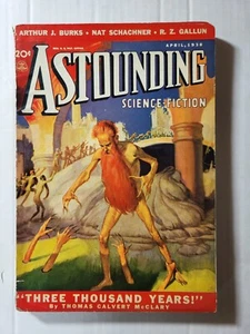 Astounding Stories Magazine April 1938 Three Thousand Years McClary - Picture 1 of 7