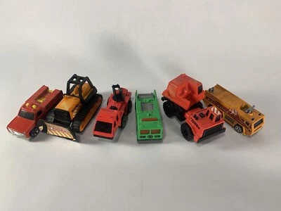 Odd Lot of toy cars- construction & Emergency Vehicles - Image 1 of 4