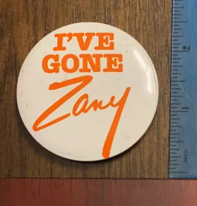 Vintage 1990s Avon - I'VE GONE ZANY-PINBACK Pin Button 2 1/4" - Bild 1 von 2