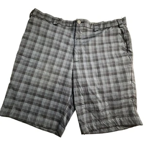 Pantalones Cortos Tilley a Cuadros Para Hombre Talla 40 Gris Azul Chino Golf Senderismo Safari Causal - Imagen 1 de 9