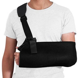 Shoulder Arm Sling Elbow Support Wrist Wrap For Broken Fracture Injury Relief - Picture 1 of 10