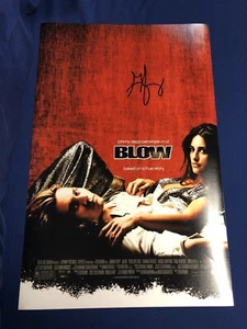 GEORGE JUNG BLOW SIGNED AUTOGRAPHED 11X17 MOVIE POSTER JOHNNY DEPP PROOF RARE - Picture 1 of 6