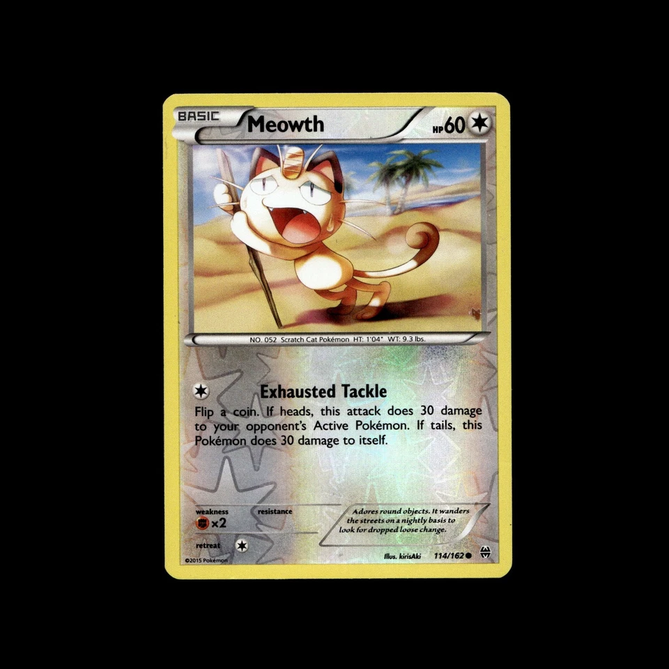 Cat Pokemon Cards! Meowth Persian Litten Meowscarada Skitty Purrloin Holo Card! - Image 1 of 1