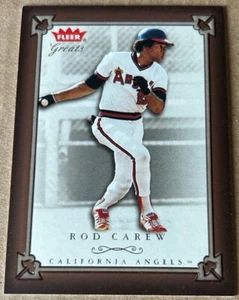 Carta ROD CAREW 2004 FLEER GREATS #57 Nuova Terra-Condizione - Foto 1 di 2