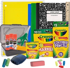 Back to School Supplies Bundle for Elementary Grades K-5 - School Supply Kit 32 - Picture 1 of 9
