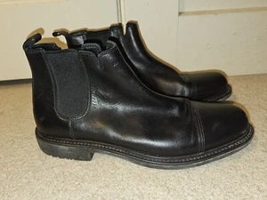 Red Wings Chelsea Mid Classic Black Leather Boots Pull On 4630 Men’s Size 13 D - Picture 1 of 9