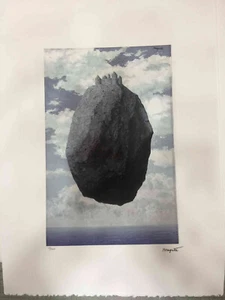 Rene Magritte Litografia off set cm 50x70 firma su lastra con certificato - Picture 1 of 8